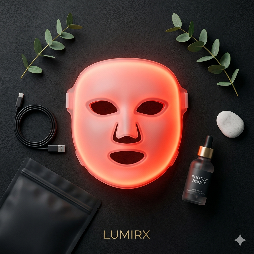 LUMIRX Complete System — LED Face Mask + Photon Boost Serum Bundle
